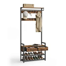 garderoba-loft-wieszak-z-szafka-na-buty-rustykalna-z-siedziskiem