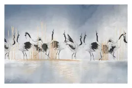 fototapeta-crane-ptaki-natura-elegancja-betonu-na-wymiar-premium