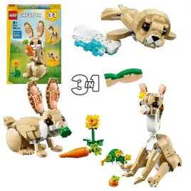 lego-creator-3w1-31162-uroczy-kroliczek-lama-foka-ryba-marchewka-slonecznik