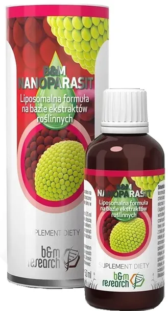 B&M Research Nanoparasit krople liposomalne na pasożyty 50 ml