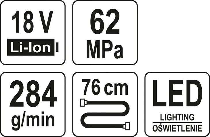 smarownica-18v-620-bar-korpus-stan-nowy-waga-z-opakowaniem-3-5-kg