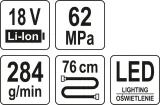 smarownica-18v-620-bar-korpus-stan-nowy-waga-z-opakowaniem-3-5-kg