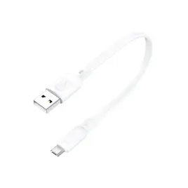 foneng-kabel-microusb-ladowanie-do-telefonu-plaski-2-1a-0-25m-bialy