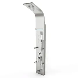 panel-prysznicowy-arset-alabama-130-cm-inox-5-funkcyjny-z-hydromasazem
