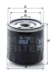 filtr-oleju-mann-filter-w-7032