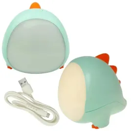 lampka-nocna-dla-dzieci-dinozaur-zielony-silikonowa-kabel-usb-dotykowa-1-6w