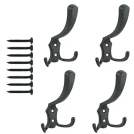 wieszaki-wieszak-na-ubrania-scienny-metalowy-czarny-potrojny-loft-wkrety-x4