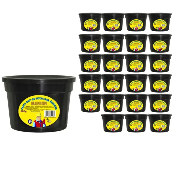 Maniek Pasta BHP Ścierna do Mycia Rąk Cytrynowa Delikatna 500g x24szt.
