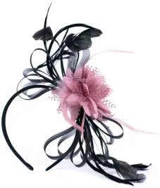 fascynator-andrea-czarny-or-z-piorami-i-kwiatem-cz19591