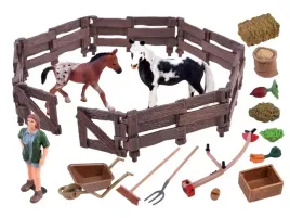 figurki-zestaw-zwierzat-konie-zagroda-farma-za2991