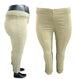 spodnie-damskie-wiskoza-khaki-wysoki-stan-eleganckie-guma-50-52-5xl-6xl