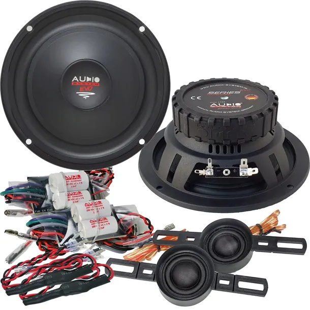 GŁOŚNIKI samochodowe Audio System X165EM EVO2 - 165mm 16,5cm 2x110W 3 Ohm
