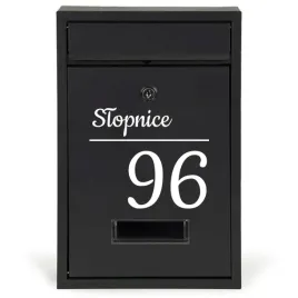 czarna-skrzynka-pocztowa-na-listy-a5-personalizowany-numer-domu-na-brame-wz