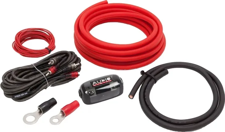 Audio System 50mm2 - ZESTAW Kabli ZASILAJĄCYCH do WZMACNIACZA 50mm2 OFC RCA
