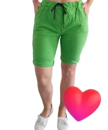 spodenki-gnieciuchy-lycra-gumy-wysoki-stan-kieszenie-zielony-4xl-48-50