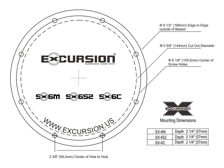 excursion-sx-6c-db-glosniki-samochodowe-4x165mm-glebokosc-mocowania-57-mm