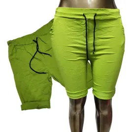 spodenki-gnieciuchy-lycra-wysoki-stan-kieszenie-limonkowy-44-46-2xl-3xl