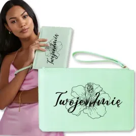 torebka-elegancka-kopertowka-mieta-kwiaty-imie