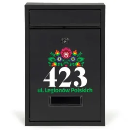 czarna-skrzynka-pocztowa-nr-domu-ulica-koguy-lowickie-personalizowany-wzor