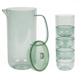 zestaw-zielonych-naczyn-plastikowych-cambridge-fete-dzbanek-4-szklanki