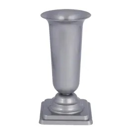 wazon-sredni-srebrny-flakon-na-cmentarz-plastikowy-27cm
