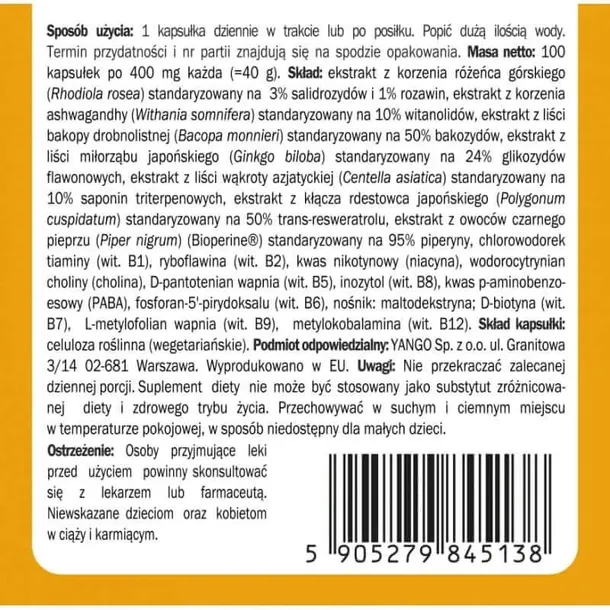 rozeniec-premium-yango-kompleks-adaptogenow-100-kapsulek-liczba-sztuk-100-szt