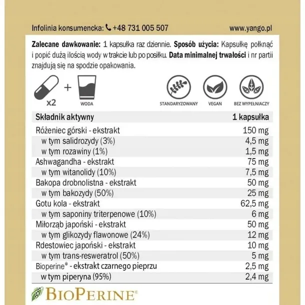 rozeniec-premium-yango-kompleks-adaptogenow-100-kapsulek-stan-nowy