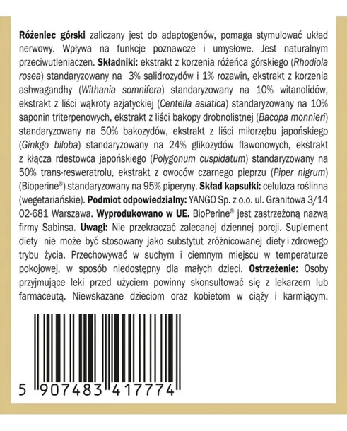 rozeniec-premium-yango-kompleks-adaptogenow-100-kapsulek-waga-z-opakowaniem-0-12-kg-postac-kapsulki