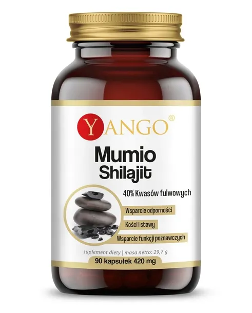 Mumio - 40% kwasów fulwowych (90 kaps.) - Yango