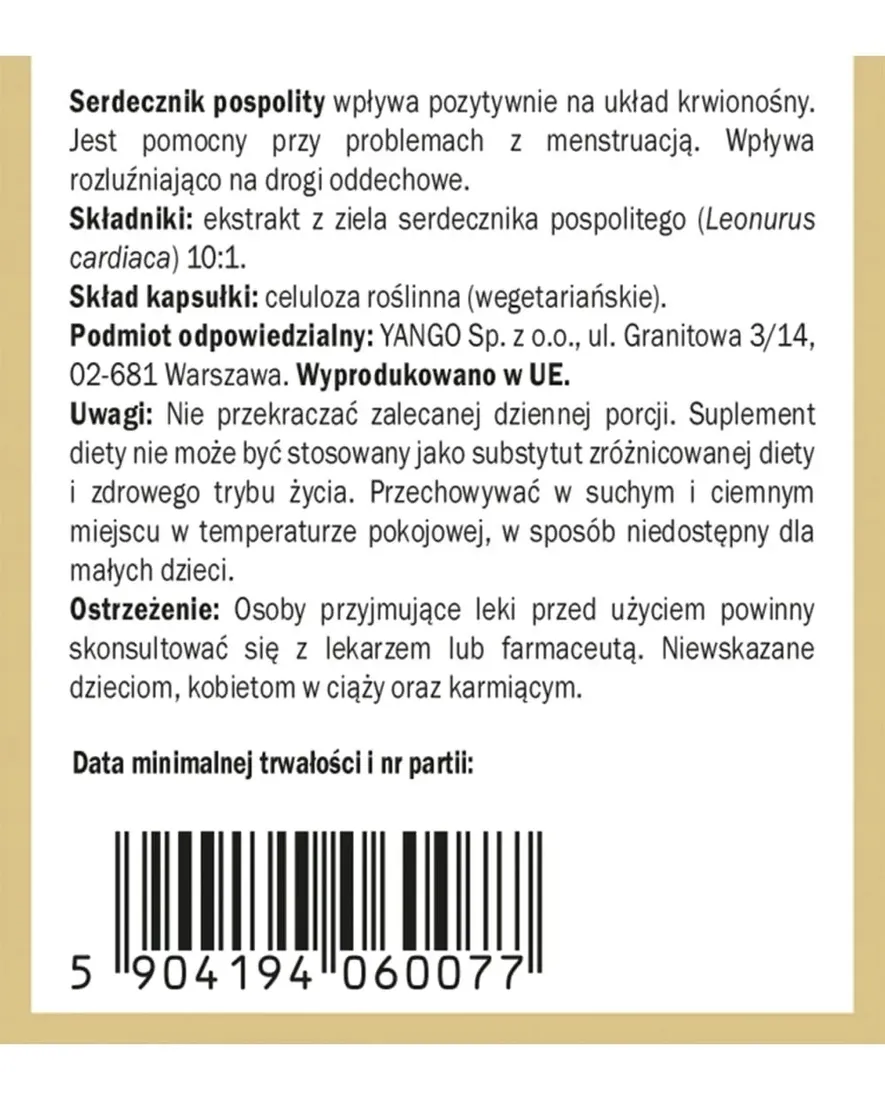 serdecznik-pospolity-ekstrakt-yango-90-kaps-waga-z-opakowaniem-0-17-kg