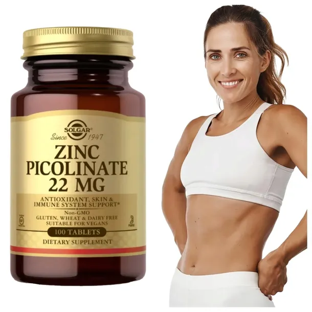 SOLGAR PIKOLINIAN CYNKU 22mg 100T CYNK ZINC PICOLINATE