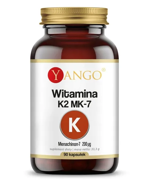 Witamina K2 MK7 Yango 90 kapsułek Krzepnięcie Krwi