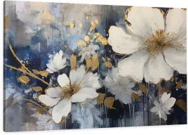 obraz-na-plotnie-kwiaty-flowers-beton-granat-nowoczesny-do-salonu-120x80