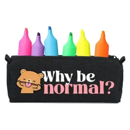 piornik-czarny-wyprawka-tuba-na-prezent-peach-gomma-why-be-normal-wzory