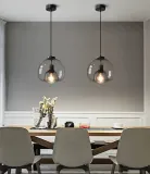 lampa-wiszaca-sufitowa-zyrandol-e27-szklana-szara-liczba-punktow-swiatla-1