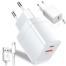 ladowarka-sieciowa-kostka-2-wejscia-usb-typ-c-usb-c-do-telefonu-25w-biala