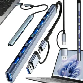 hub-usb-3-0-rozgaleznik-7-portow-7w1-usb-3-2-aktywny-szybki-rozdzielacz
