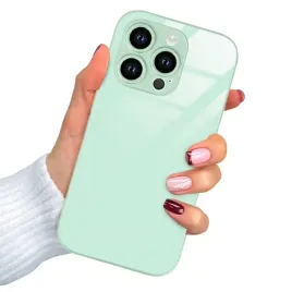 etui-do-iphone-14-pro-obudowa-premium-case-mietowe-szklane-mint-glass