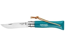 opinel-noz-colorama-06-turquoise-rzemien