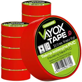 10x-tasma-izolacyjna-czerwona-mocna-wodoodporna-pcv-0-13x19mm-91m-vayox
