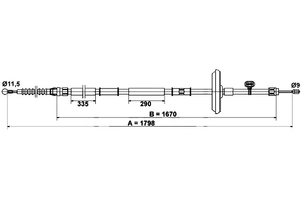 ciegno-hamulec-postojowy-opel-chevrolet-waga-produktu-1-kg