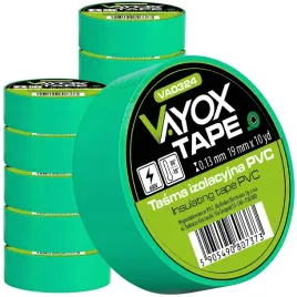 10x-tasma-izolacyjna-zielona-mocna-wodoodporna-pcv-0-13x19mm-91m-vayox