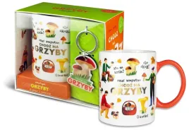 kubek-hobby-z-brelokiem-zestaw-prezent-dla-grzybiarza