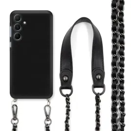 etui-do-samsung-a55-5g-czarny-ochronny-pancerny-case-mat-czarny-lancuszek