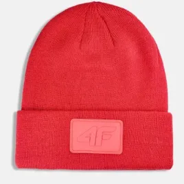 czapka-zimowa-unisex-4f-u433-czerwona-rozm-uniwersalny
