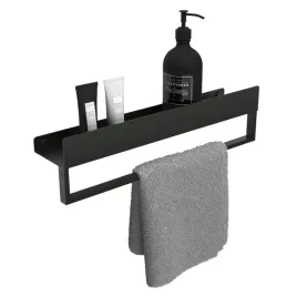 polka-lazienkowa-czarna-stalowa-wiszaca-wannowa-prysznic-black-mat-45cm