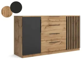pojemna-komoda-koris-160-cm-z-lamelami-wotan-czarny
