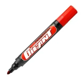 kamet-marker-permanentny-gigant-okragly-czerony-1-sztuka