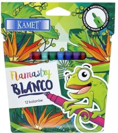 kamet-flamastry-pisaki-szkolne-bianco-12-kolorow