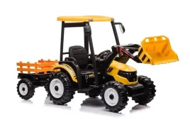 traktor-na-akumulator-z-przyczepa-hercules-zolty-24v